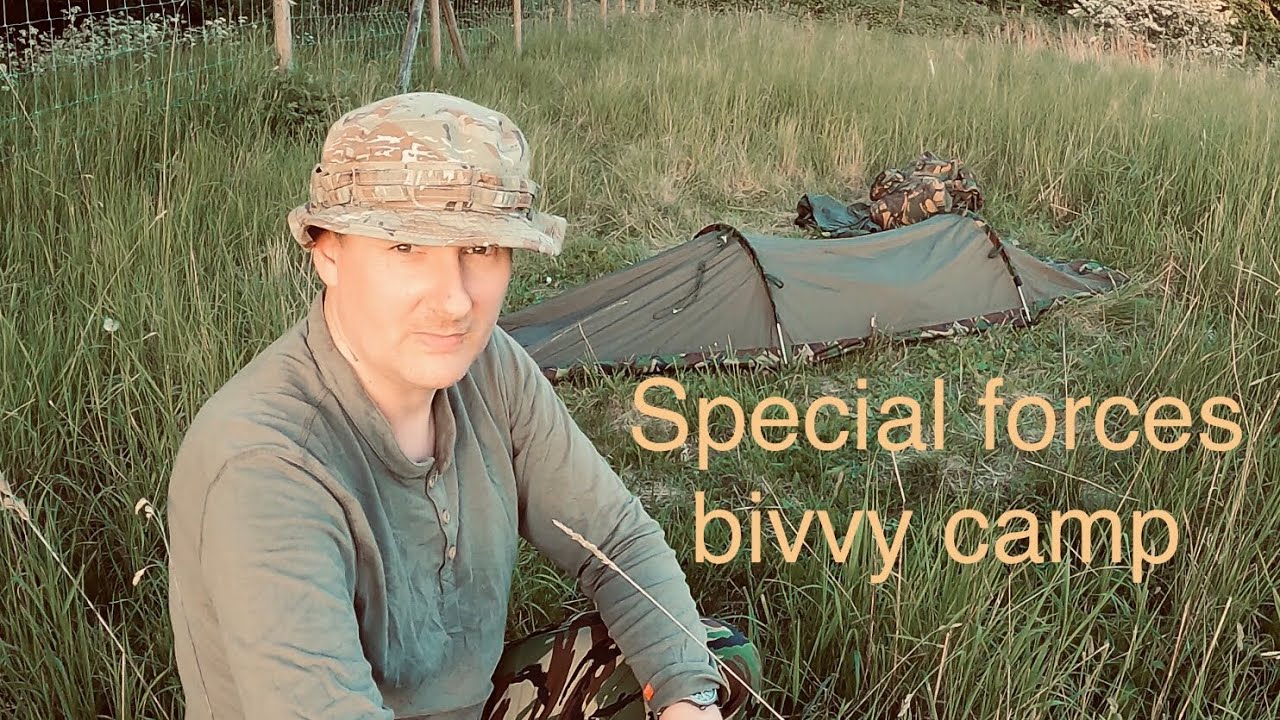 SAS hooped bivvy camp