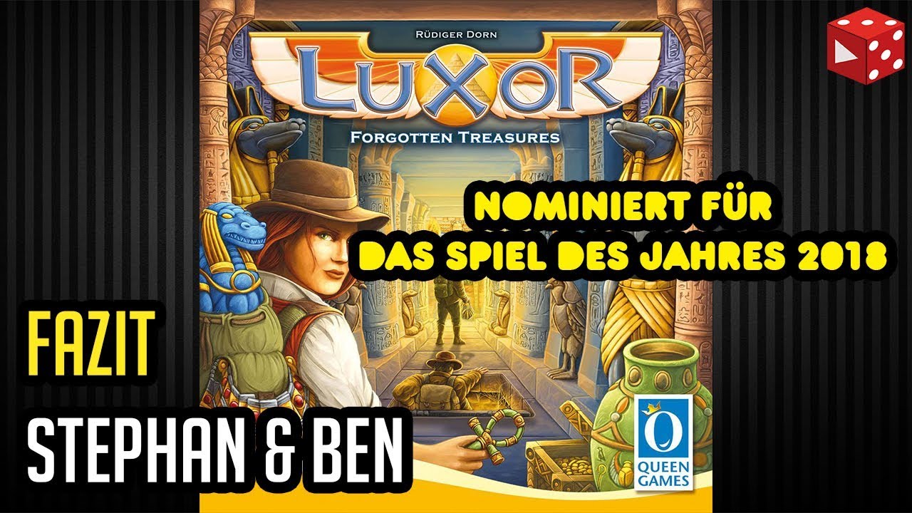 Luxor (Queen Games) - Fazit von Stephan & Ben - nominiert für Spiel des Jahres 2018 - deutsch