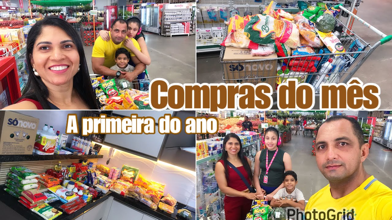 Vlogando nossas compras do mês no Atacadão | com valor total | janeiro de 2025