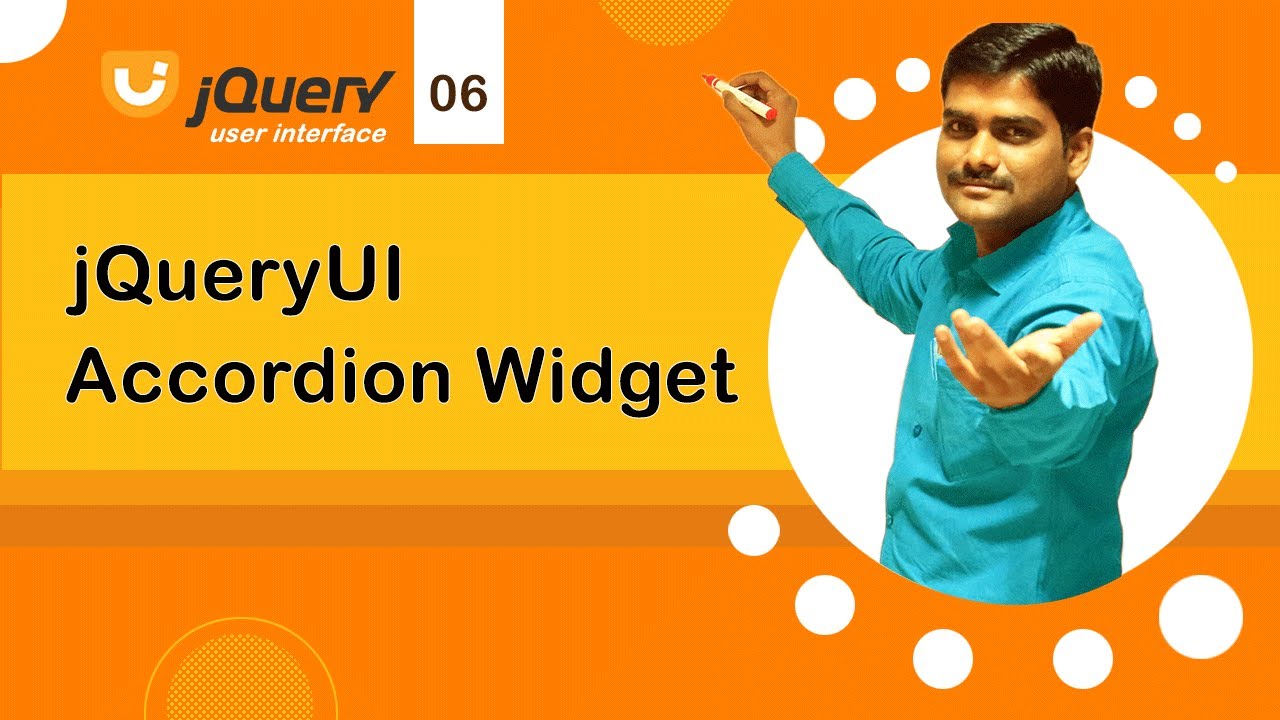 jQuery UI Accordion Widget - jQuery UI Tutorial 06 🚀