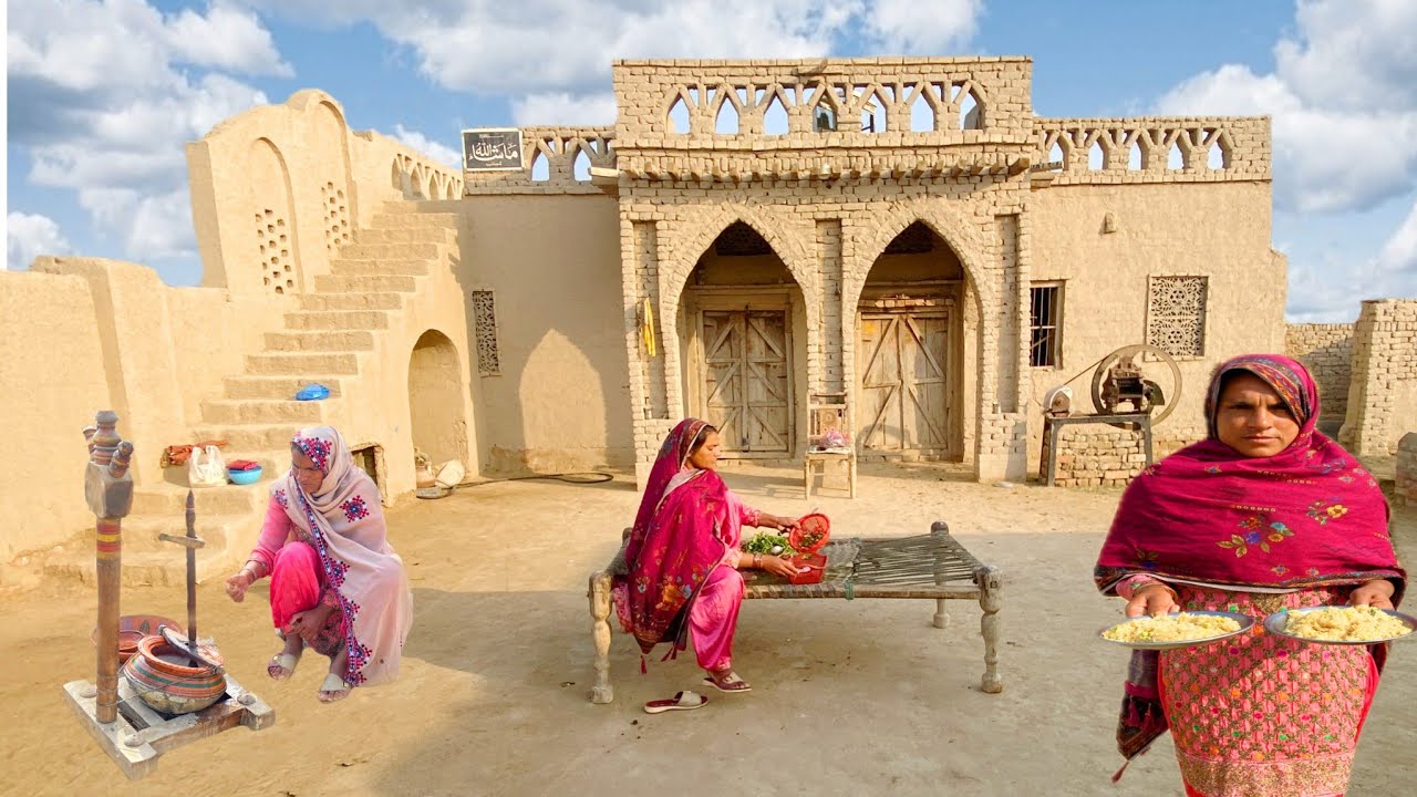 Unseen Village Life in Pakistan | Traditional Tandoori Roti | India Pakistan Border 