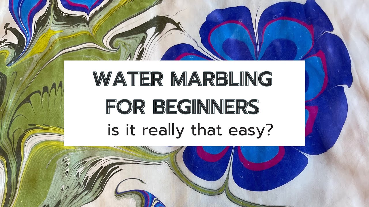 Beginner Water Marbling | Looks Easy&hellip;But Is it?