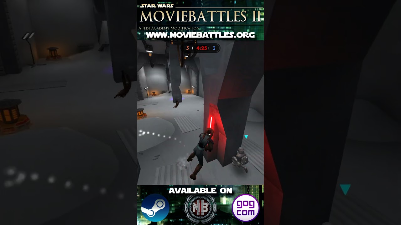 STAR WARS: Movie Battles II - deflecting blaster shots back with my lightsaber
