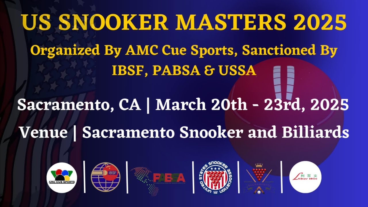 US Snooker Masters 2025 | Rodney Goggins vs Renat Denkha | Semi-Finals | OX Promotions