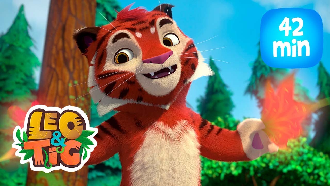 @Leo and Tig - Brasil 🐯🦁 Inspiração Perdida e mais episódios completos | Cocotoons Brasil