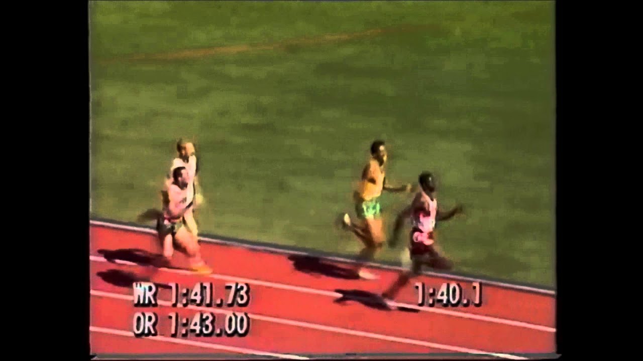 800m. 1988 Olympic Games,Seoul.(Ereng/Cruz/Aouita)