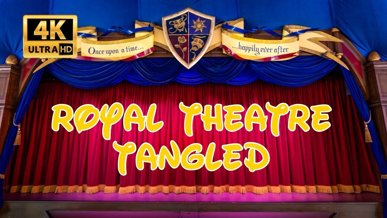4K Disneyland Royal Theatre | Tangled Storytelling