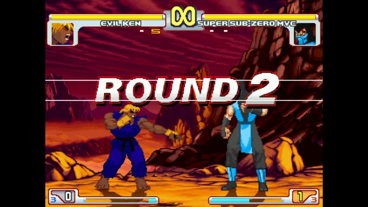 Evil ken vs Sub Zero #dreamfighter #hypnosarcade