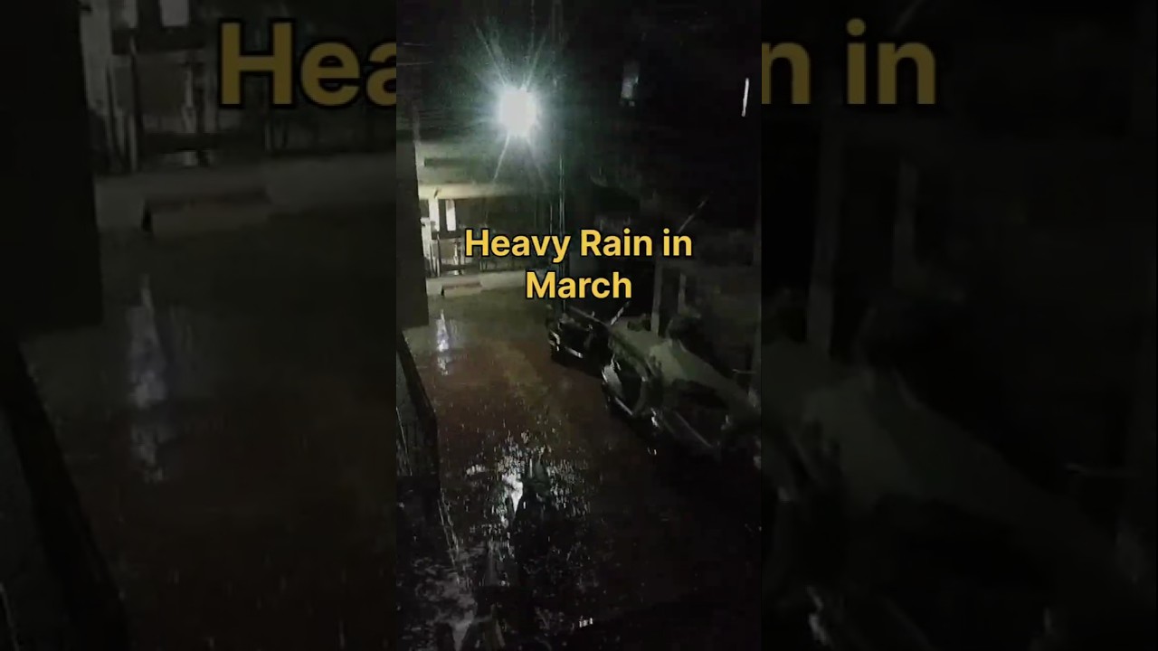 heavy rain in #march #shorts