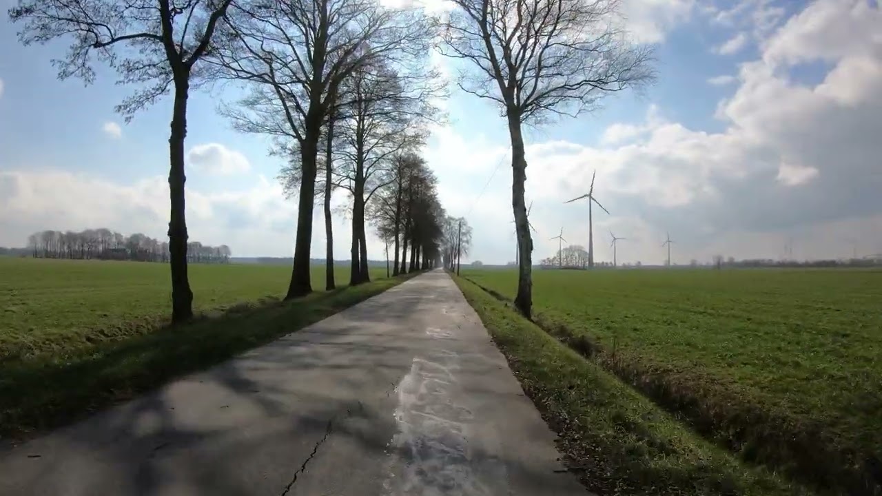 Sonntagstour im März - Hunteradweg, Siele und das Landleben (Teil 2)