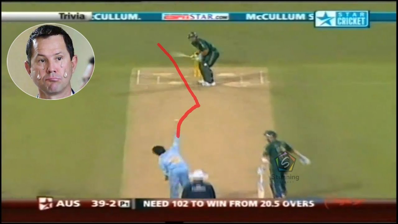 🔥Sreesanth Amazing OutSwinger To Bowled Ponting