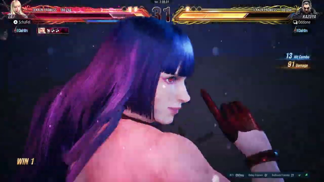 Tekken 8 - Lili (SchaFel) vs Kazuya (Oddone) 26/01/16