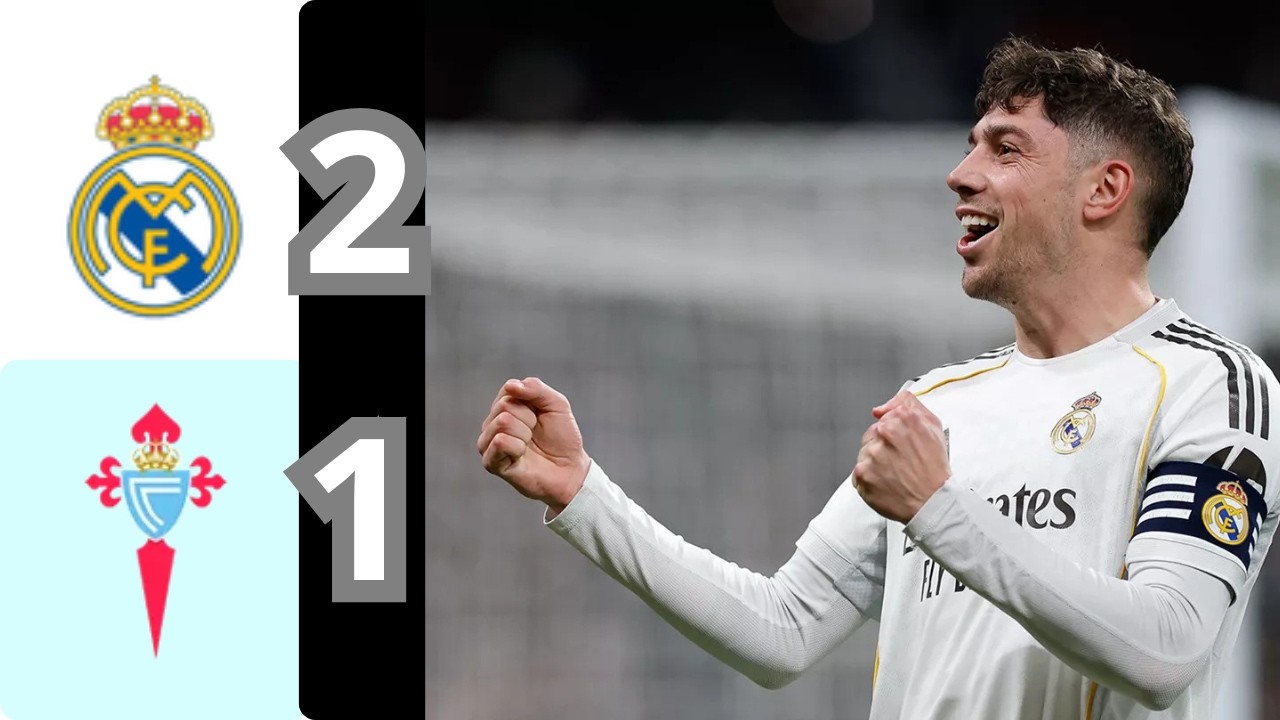 Real Madrid vs Celta Vigo 3-2 Highlights & Moment fort