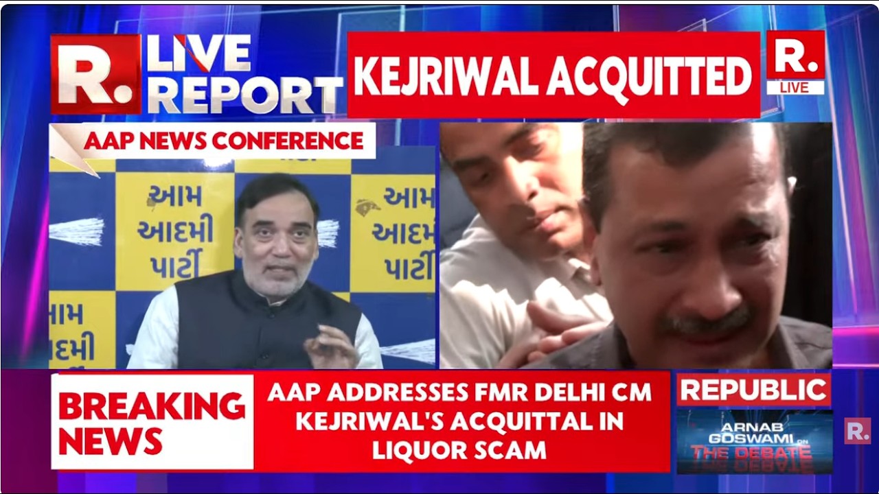 AAP PC LIVE: Gopal Rai Holds Press Conference On Kejriwal & Sisodia's Acquittal In Liquor Scam Case