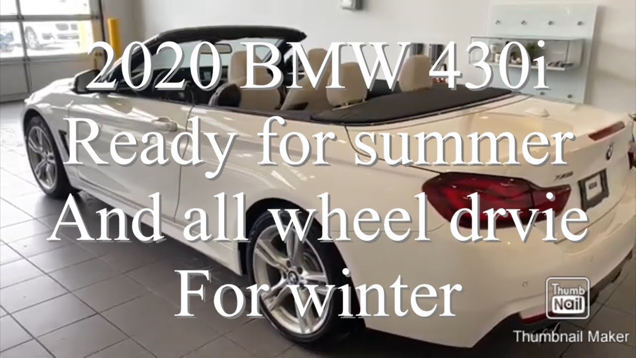 2020 BMW 430i Xdrive Hard Top Convertible Great Summer And Winter Car