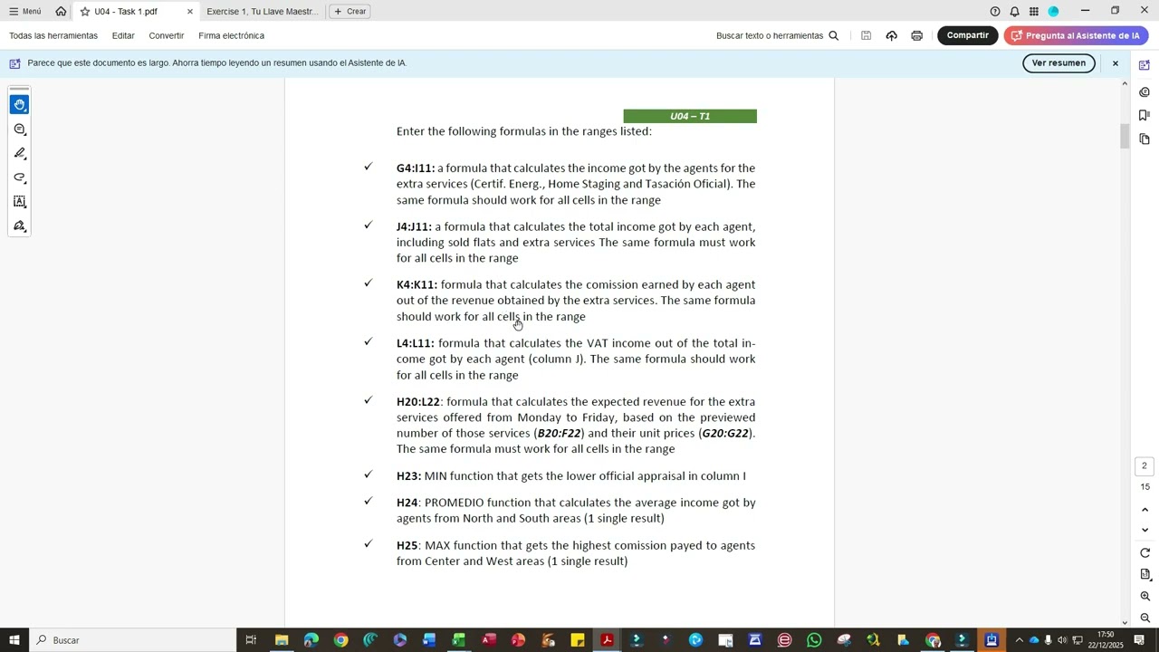 Video guidelines for Task 1, exercise 1  Unit 04 (v3)