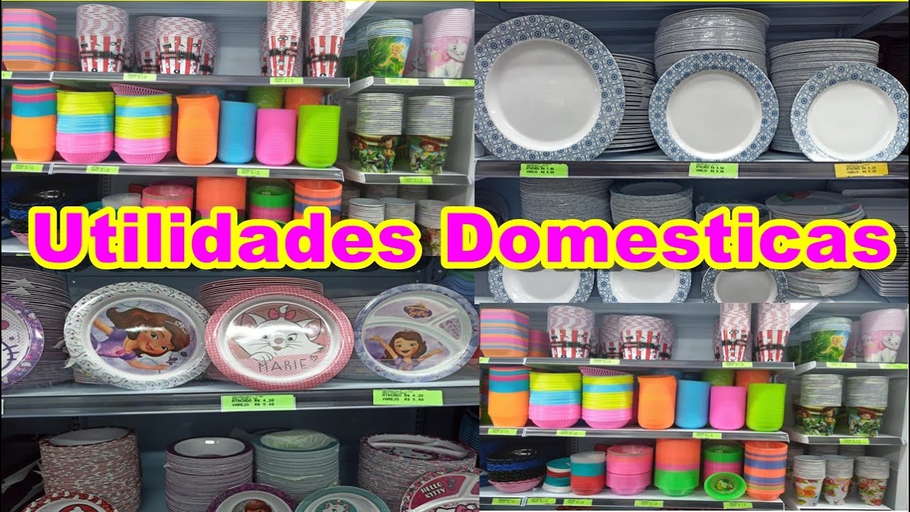 BRÁS -  PRATOS, COPOS, BANDEJAS, UTILIDADES DOMÉSTICAS TUDO MUITO BARATO