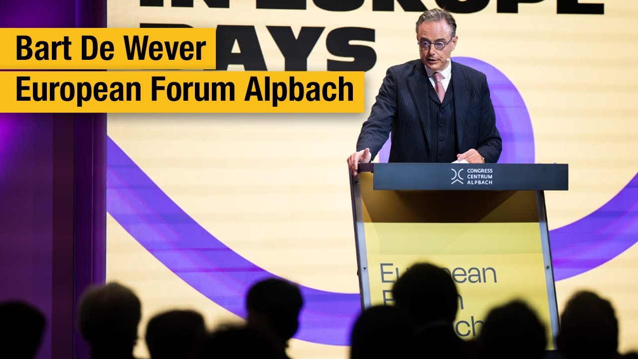 Toespraak Bart De Wever European Forum Alpbach