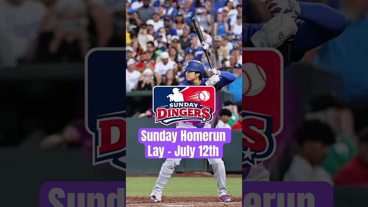 Sunday Homerun Parlay - MLB Picks for Today&rsquo;s Games #homerun #mlbpicks #mlbtoday