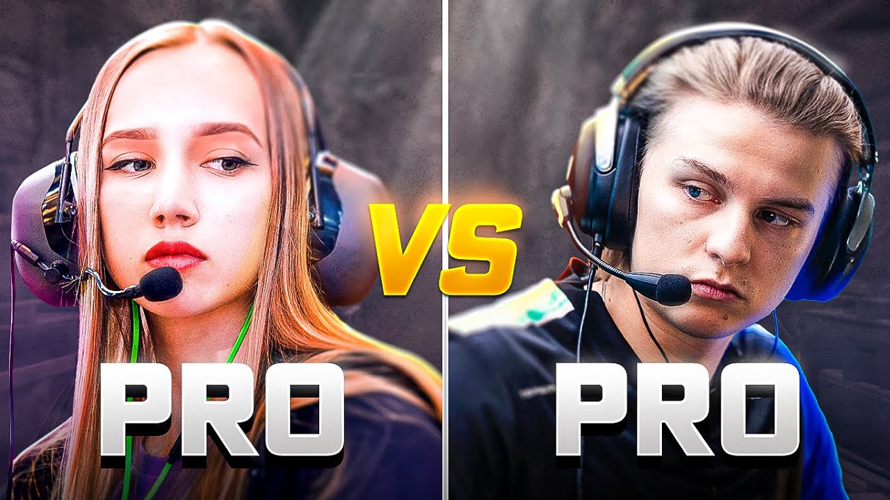 TIME FEMININO VS TIME MASCULINO de PROPLAYERS  pela 1&ordf; vez na HISTORIA do CS 2 (humilha&ccedil;&atilde;o?)
