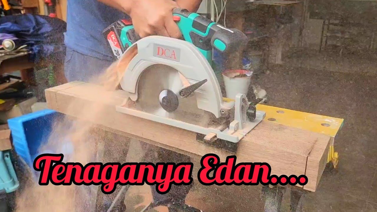 nyaman parah, presisi pula!! || cordless brushless circular saw DCA ADMY02-185