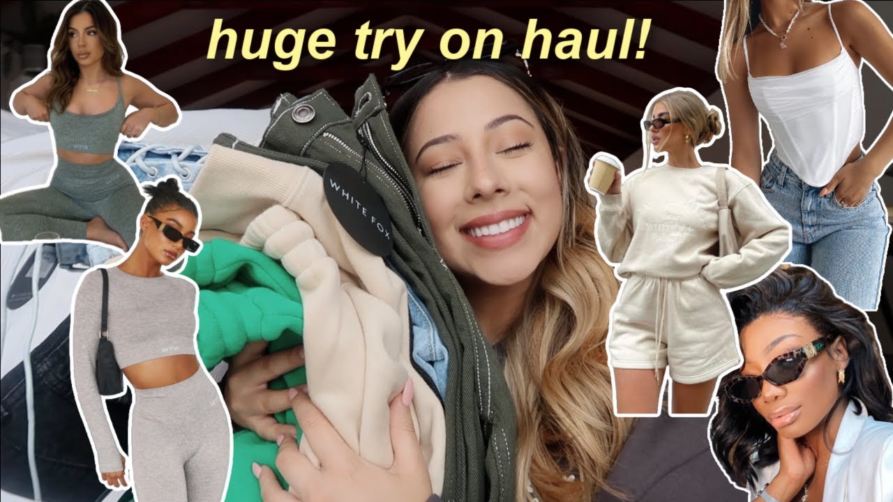 HUGE *TRENDY* TRY ON HAUL!! ft. white fox boutique🌷