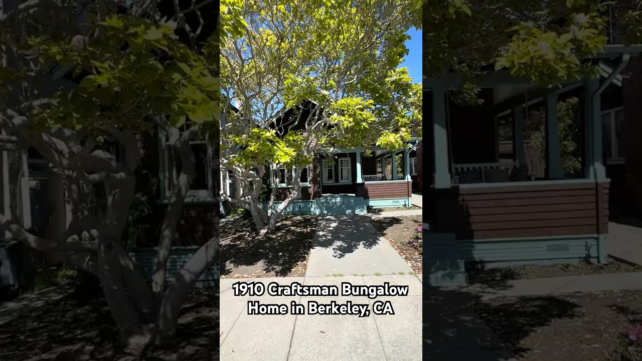 1910 Craftsman Bungalow in Berkeley, CA #housetour #hometour #bayarea #albany #albanyrealestate