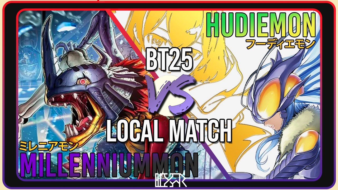 Millenniummon против Hudiemon [Digimon TCG BT25 Местный турнир] Комментарий к матчу