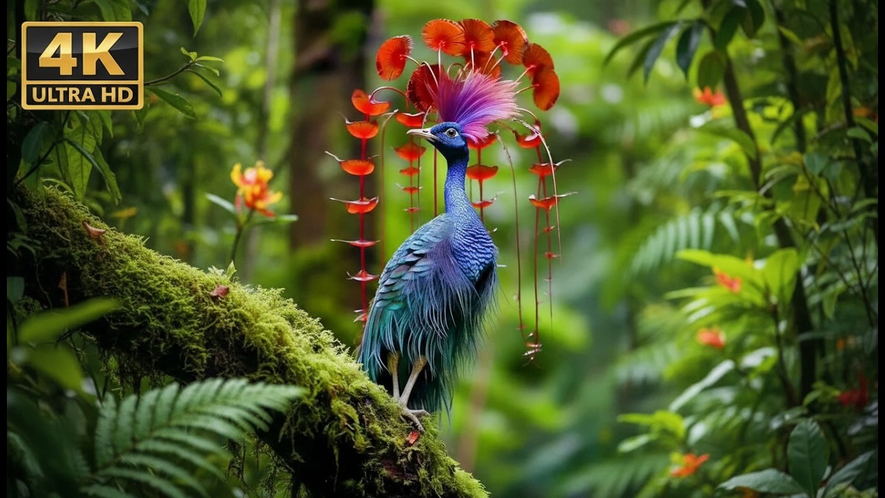 The World Most Rare & Wonderful Species Of Birds in 4K Ultra HD - Live Nature Relaxation
