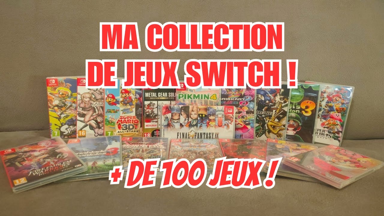 Ma collection de jeux Nintendo Switch ! 😁 Plus de 100 jeux ! 🤩