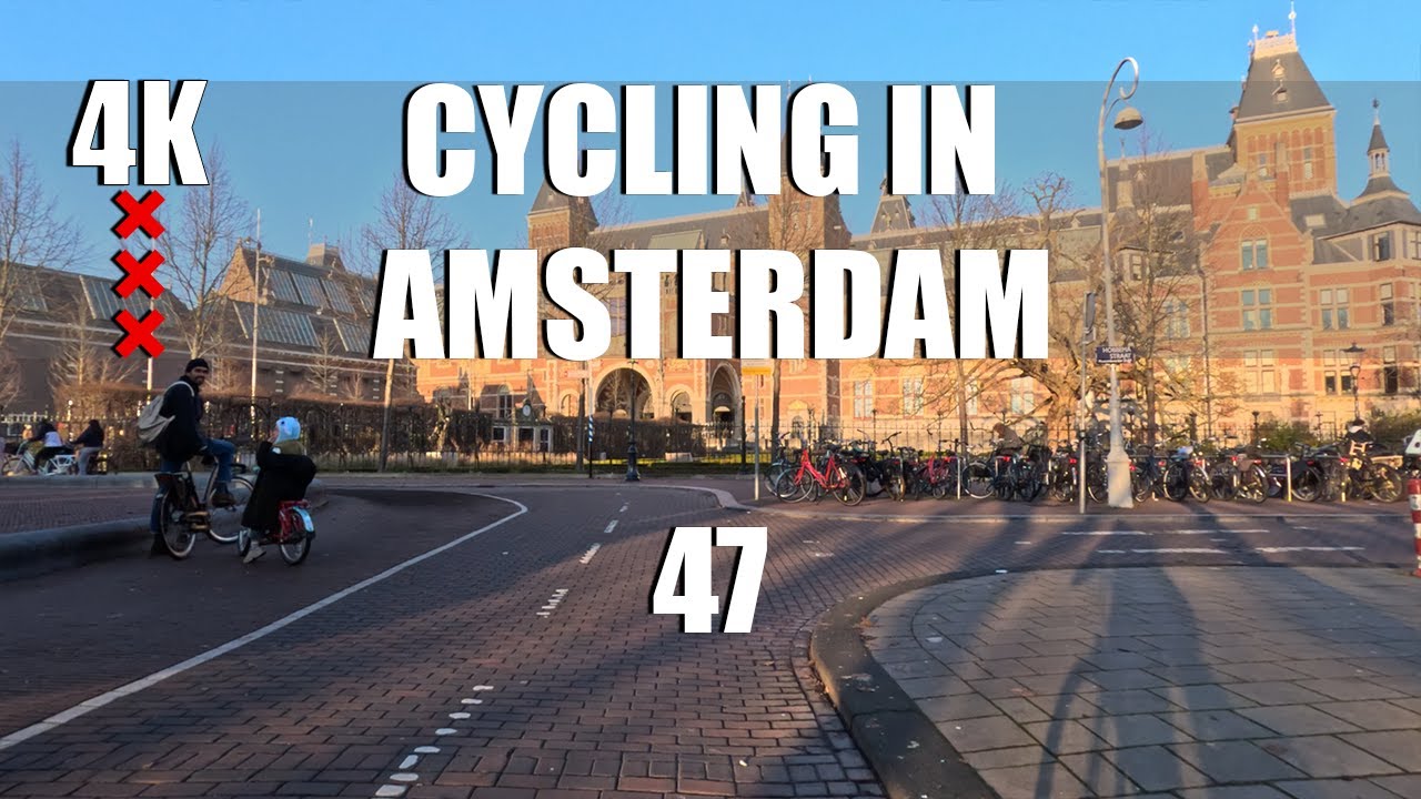 Cycling Amsterdam's Artistic Heart: A 4K Tour through Historic Canals and Landmarks