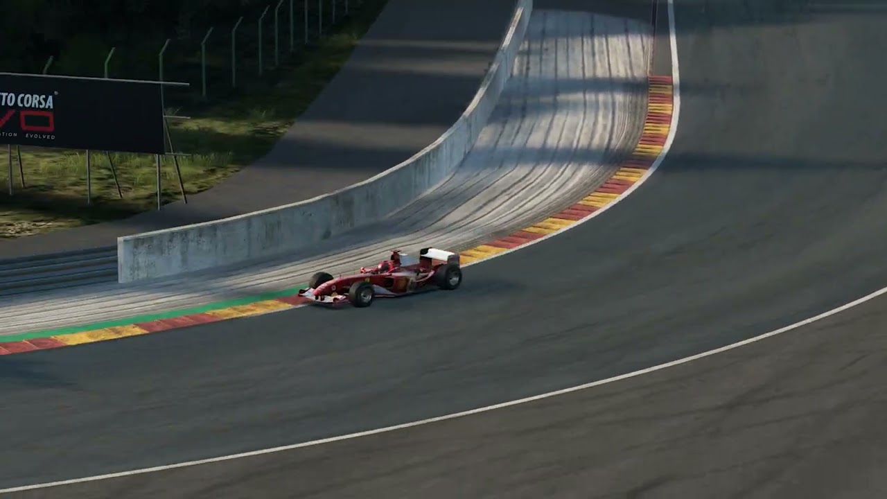 Assetto Corsa EVO: Ferrari F2004 at Spa - 1:43.593 (setup)