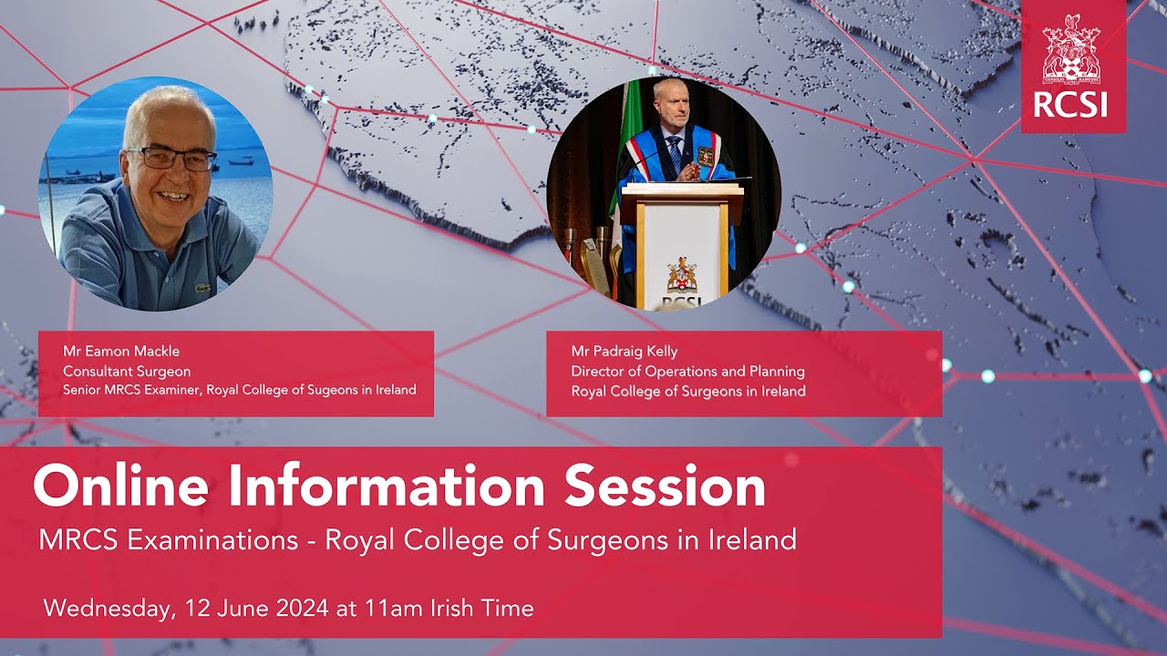 Live event - MRCS Online Information Session