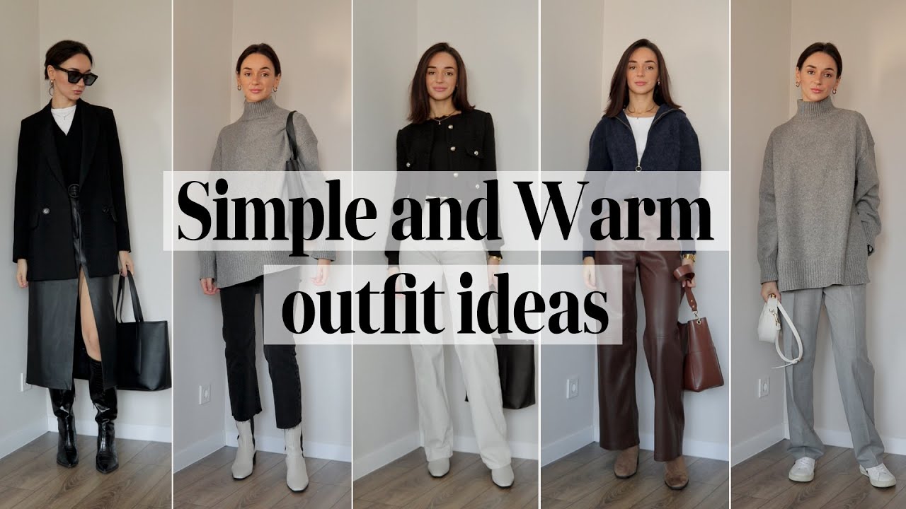 BASIC OUTFIT IDEAS 2023 | minimalism & basic | What I wore this week