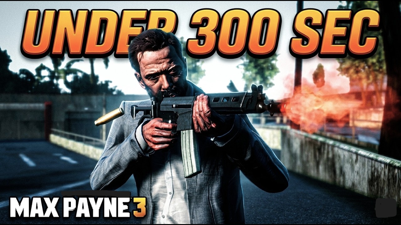 MAX PAYNE 3 All Weapons In Less Than 300 Sec