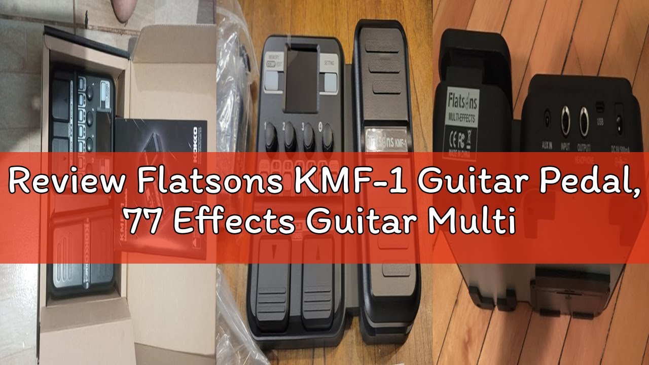 Review Flatsons KMF-1 Guitar Pedal, 77 Effects Guitar Multi Effects Pedal with 50 Preset, 42 Drum Rh