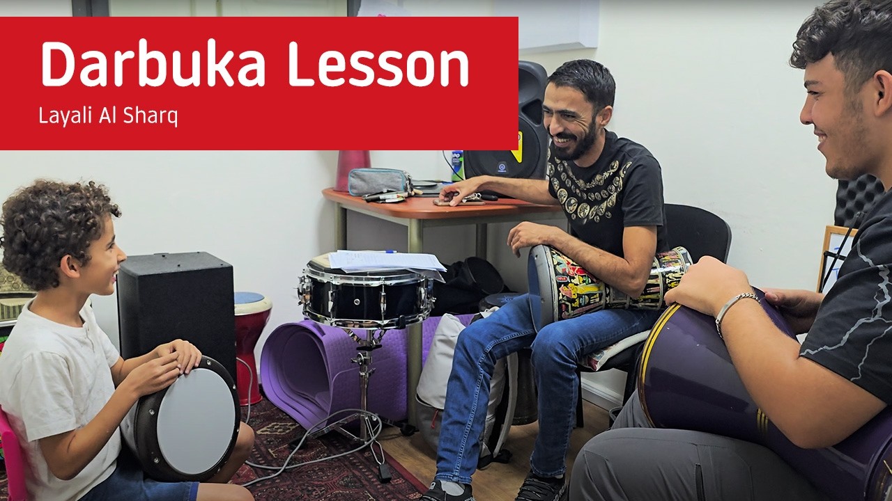 Darbuka Lesson Jam - Freestyle Beats & Arabic Melody 🥁🎶