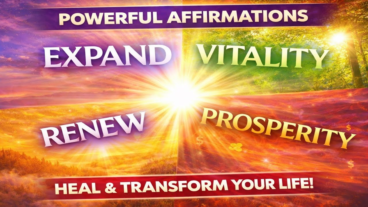 Guided Spoken‑Word Affirmations to Restore Positive Mindset 🌞✨Breathe, Release, Renew 🌿🌅