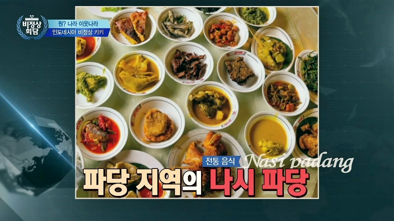 먹은 대로만 계산하는 식당 '나시 파당' 종류가 어마어마~ 비정상회담 80회