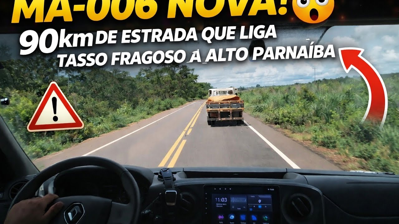 Conheça a nova rodovia MA-006 | Tasso Fragoso até Alto Parnaíba