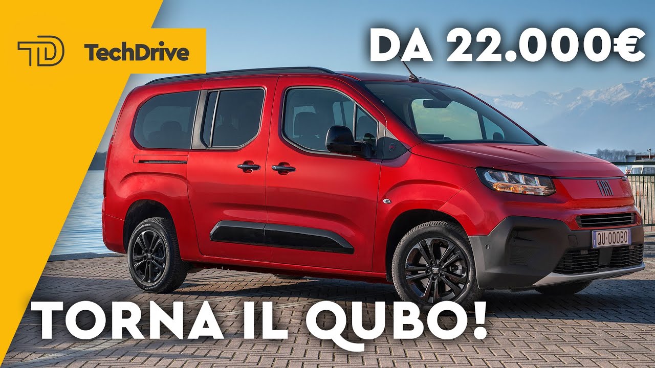 FIAT QUBO L | 7 POSTI, ANCHE DIESEL a MENO di 22.000€
