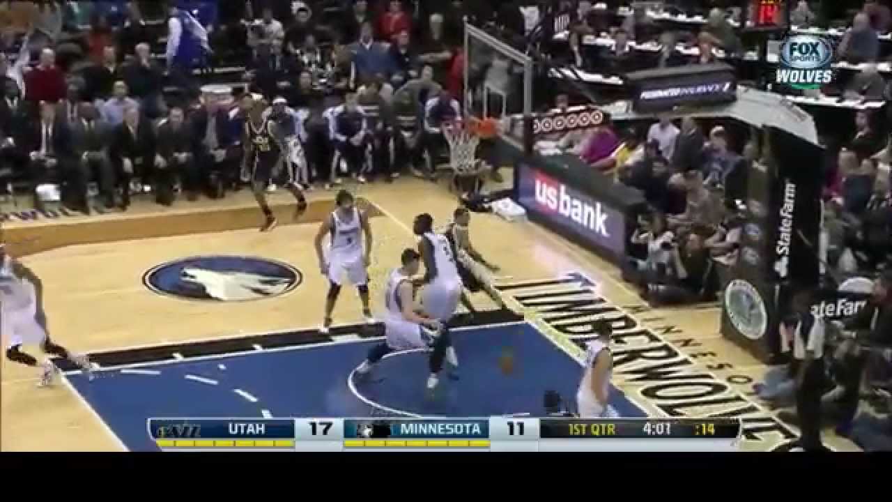 Extended Timberwolves Highlights - Wolves vs Jazz 4-16-14