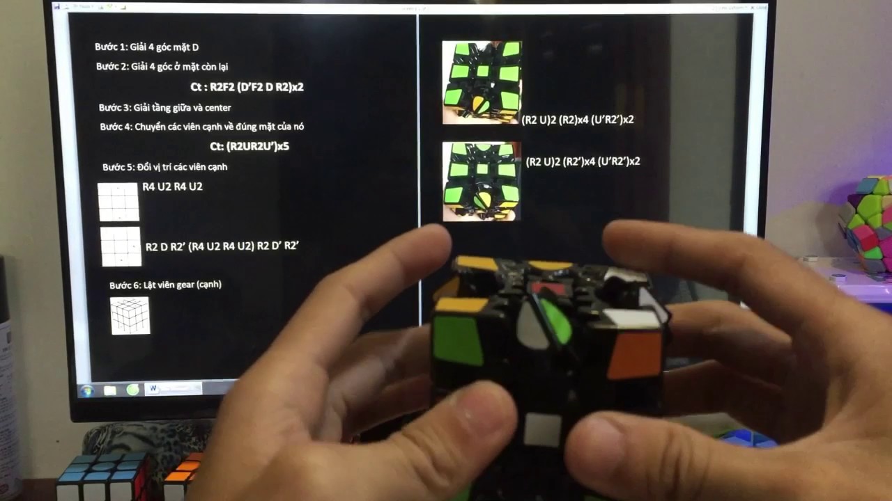 Cách giải rubik Gear Extreme (gear v2)