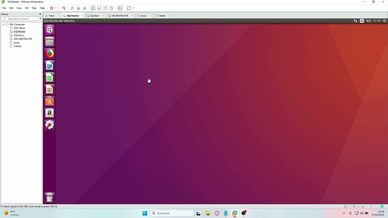 Clúster de alta disponibilidad con MYSQL.