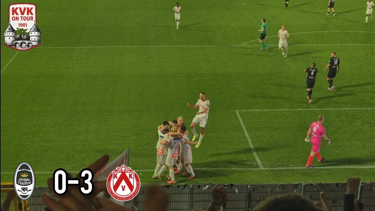 OLYMPIC CHARLEROI - KV KORTRIJK [0-3] CHALLENGER PRO LEAGUE SPEELDAG 3