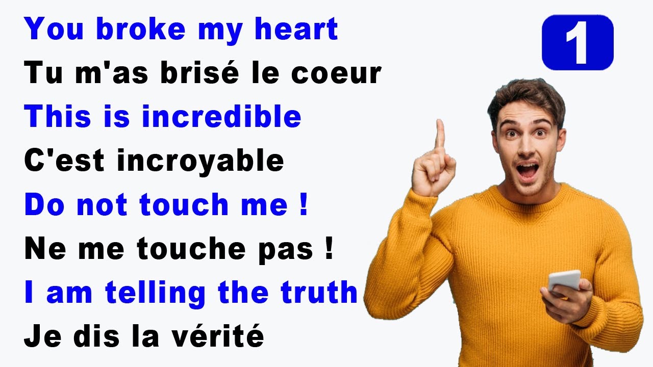 110 Phrases les plus Utilisées en Anglais #1 || 110 phrases most used in English