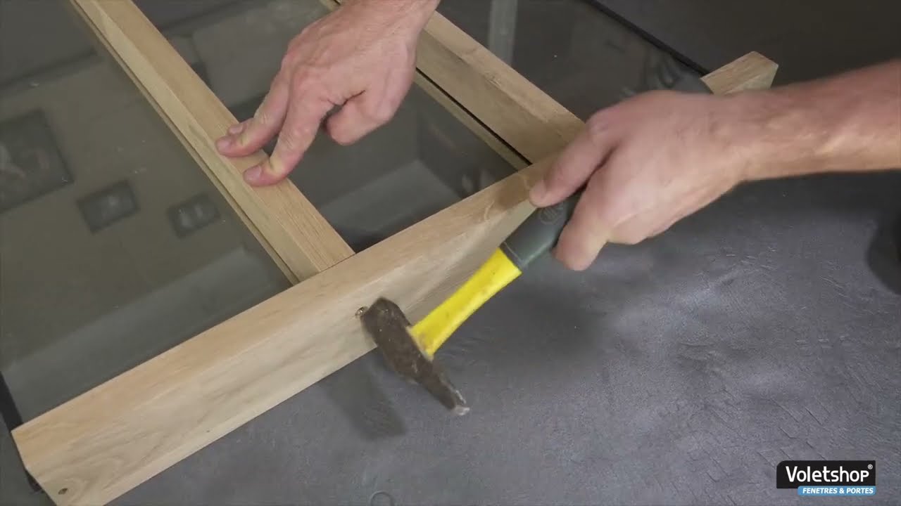 Verri&egrave;re en bois sur mesure (V1).