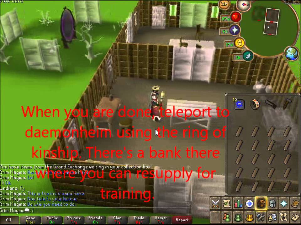 Runesape Guide: Fastest ConstructionTraining Method