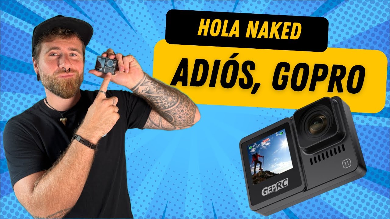 Cómo hacer una GOPRO NAKED para volar con Drones FPV: TUTORIAL paso a paso 2024 en español.📸