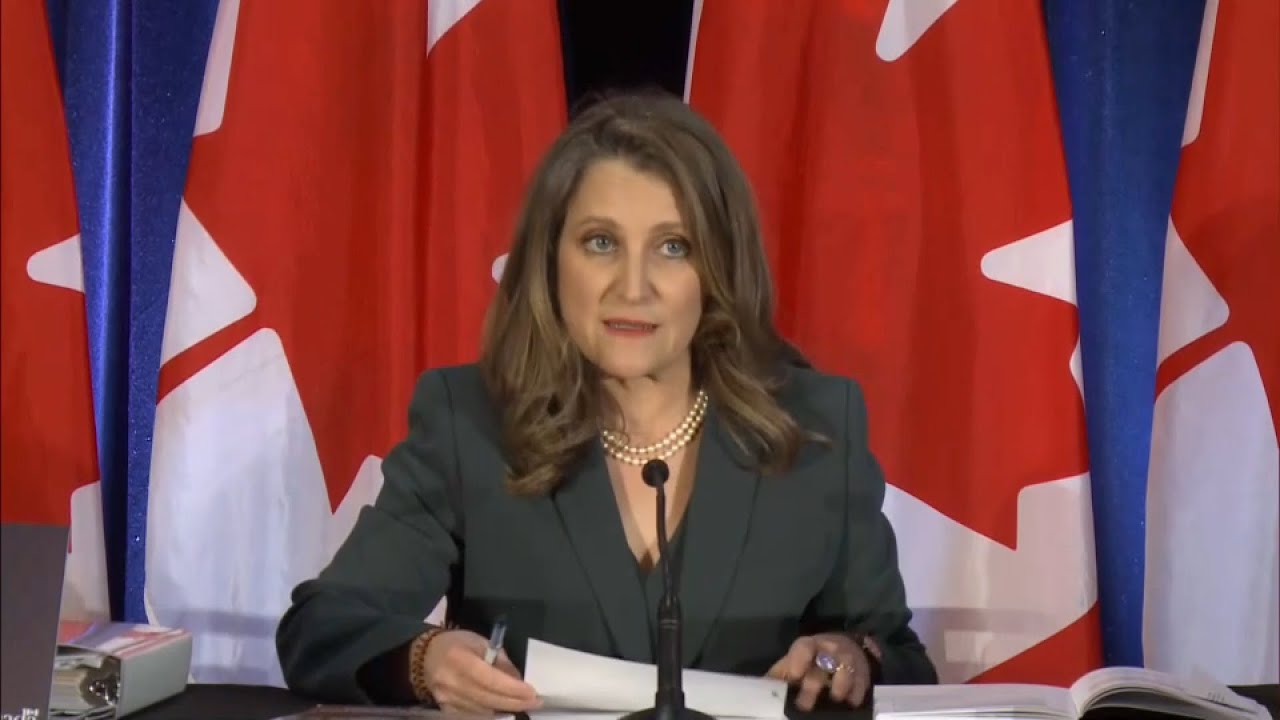 Budget 2023: Chrystia Freeland speaks with reporters &ndash; March 28, 2023